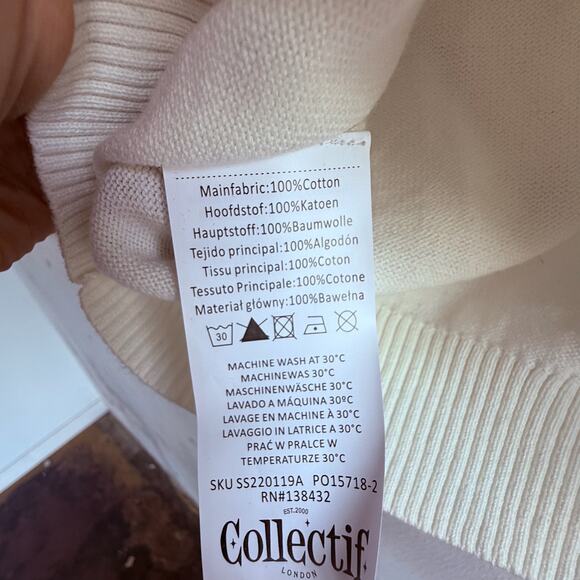 Cardigan Top Lemon Embroidered Short Sleeve Sweater Cropped Button Front Women 6 - Picture 6 of 7